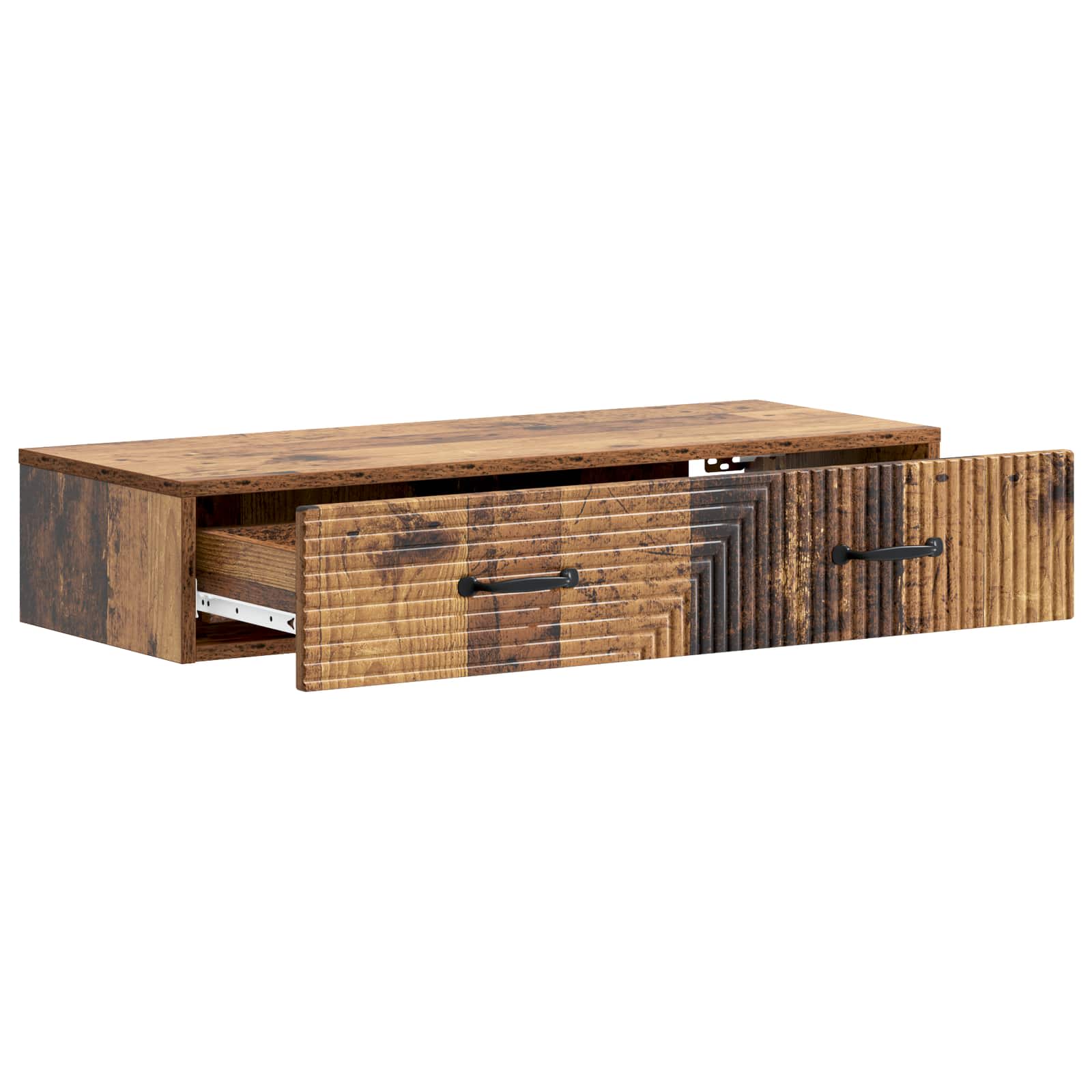 Tavolino da Parete Laterale Legno antico 87,5 x 34,5 x 17 cm | homemem39