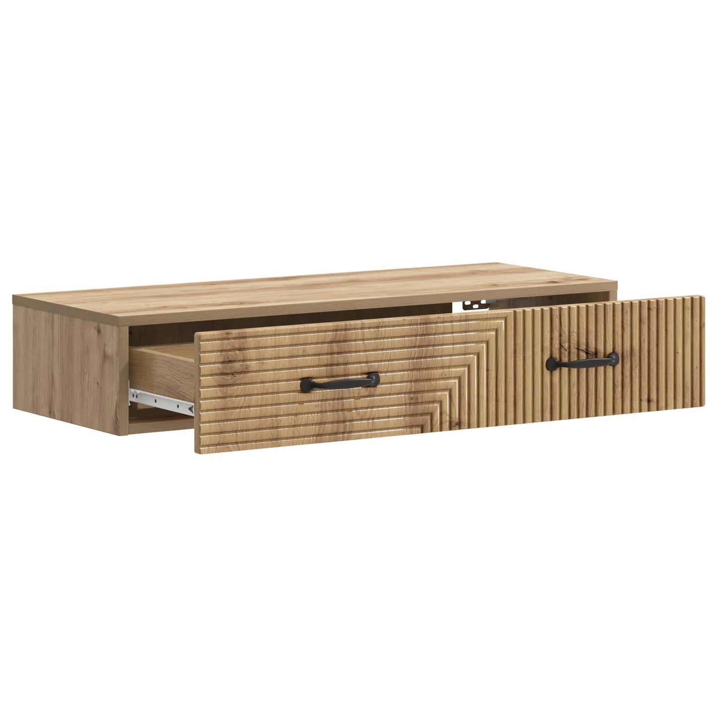 Tavolino da Parete Laterale Rovere Artigianale | homemem39