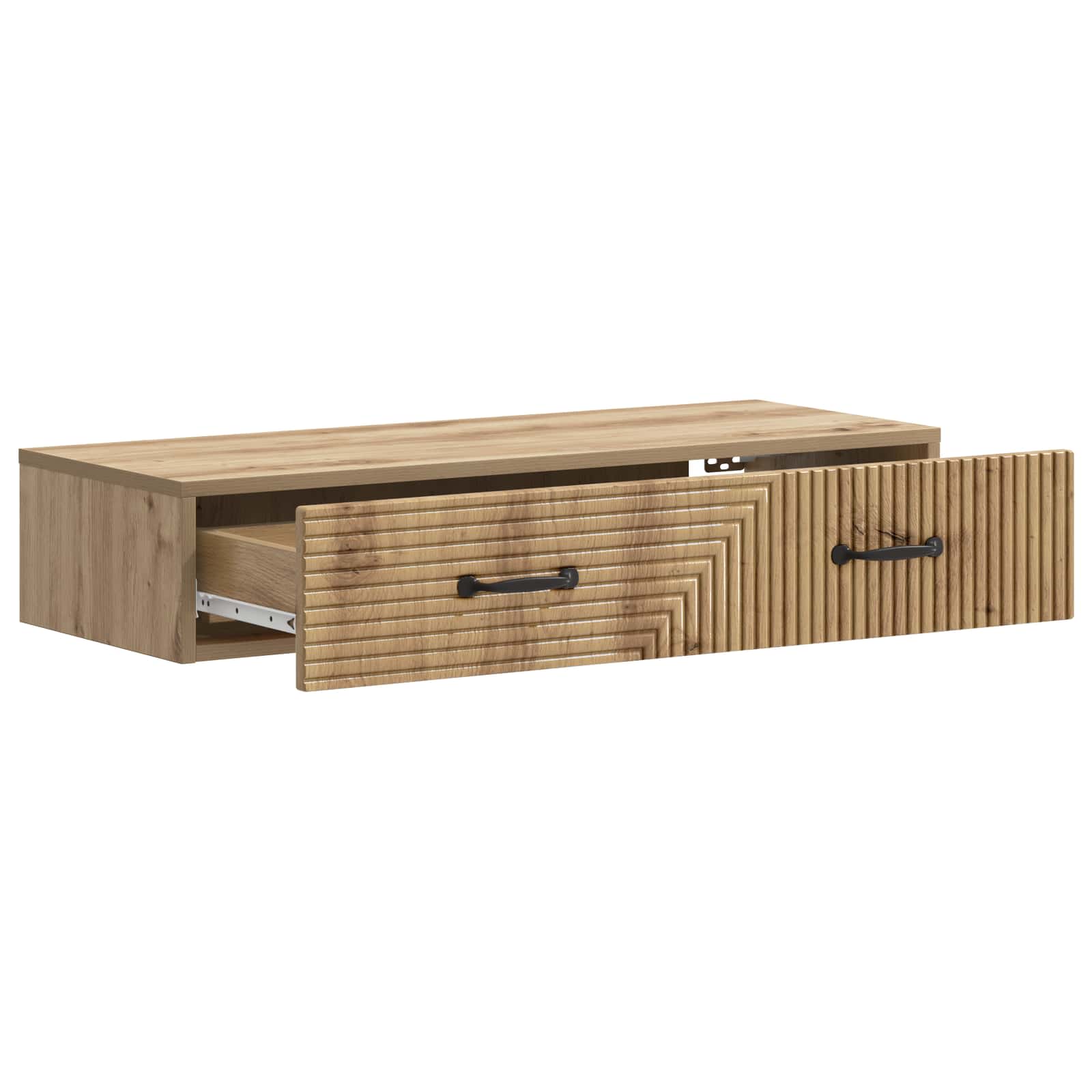 Tavolino da Parete Laterale Rovere Artigianale | homemem39