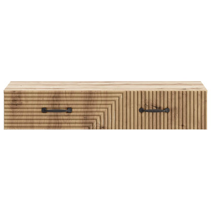 Tavolino da Parete Laterale Rovere Artigianale | homemem39
