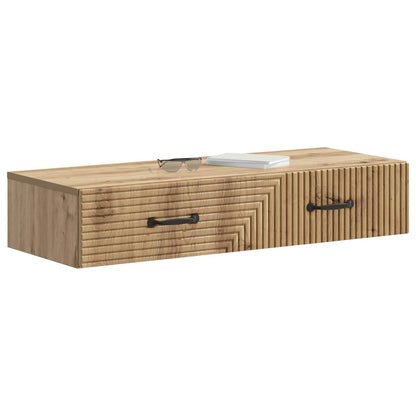 Tavolino da Parete Laterale Rovere Artigianale | homemem39