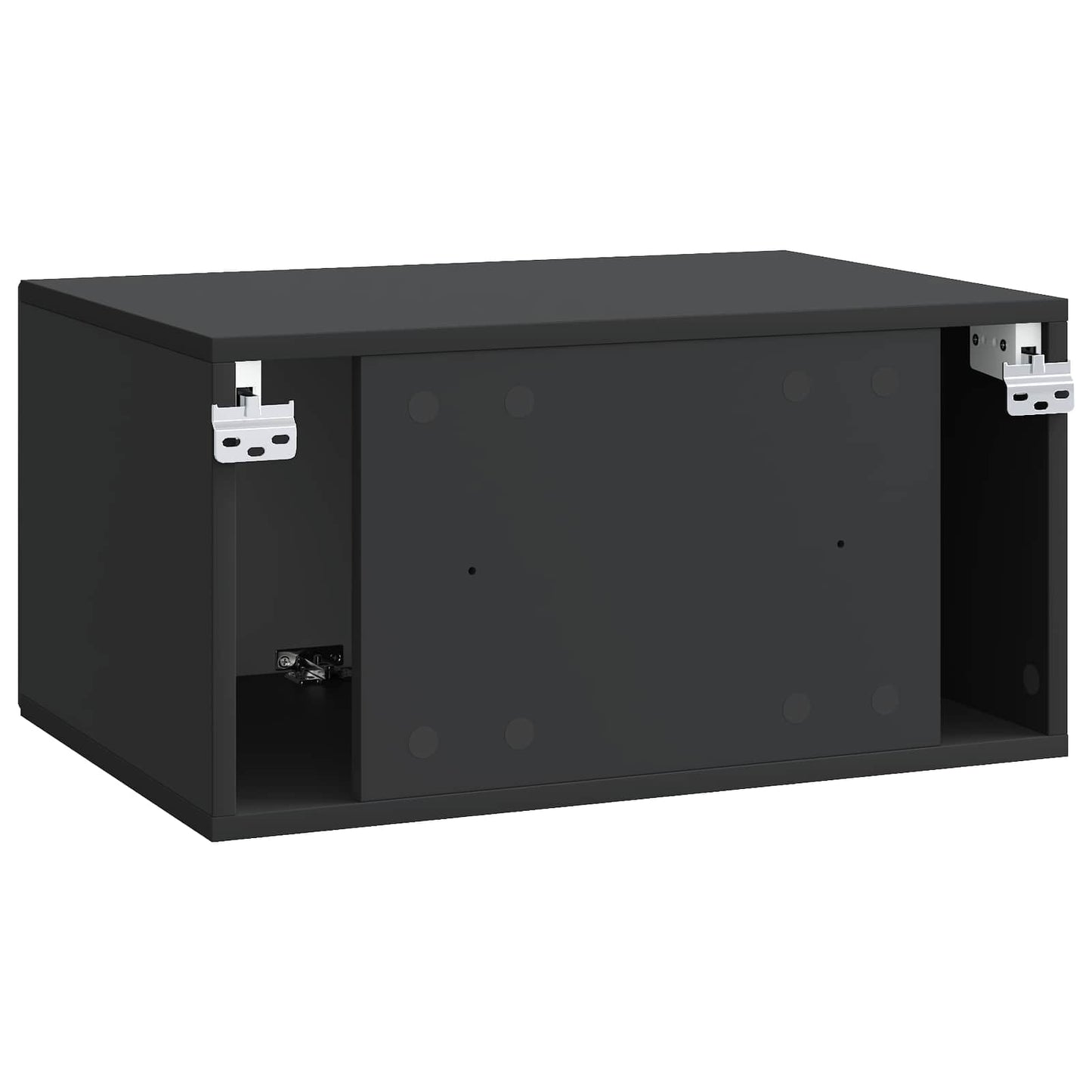 Mobile Porta TV da Muro Nero 59,5 x 41 x 30 cm | homemem39