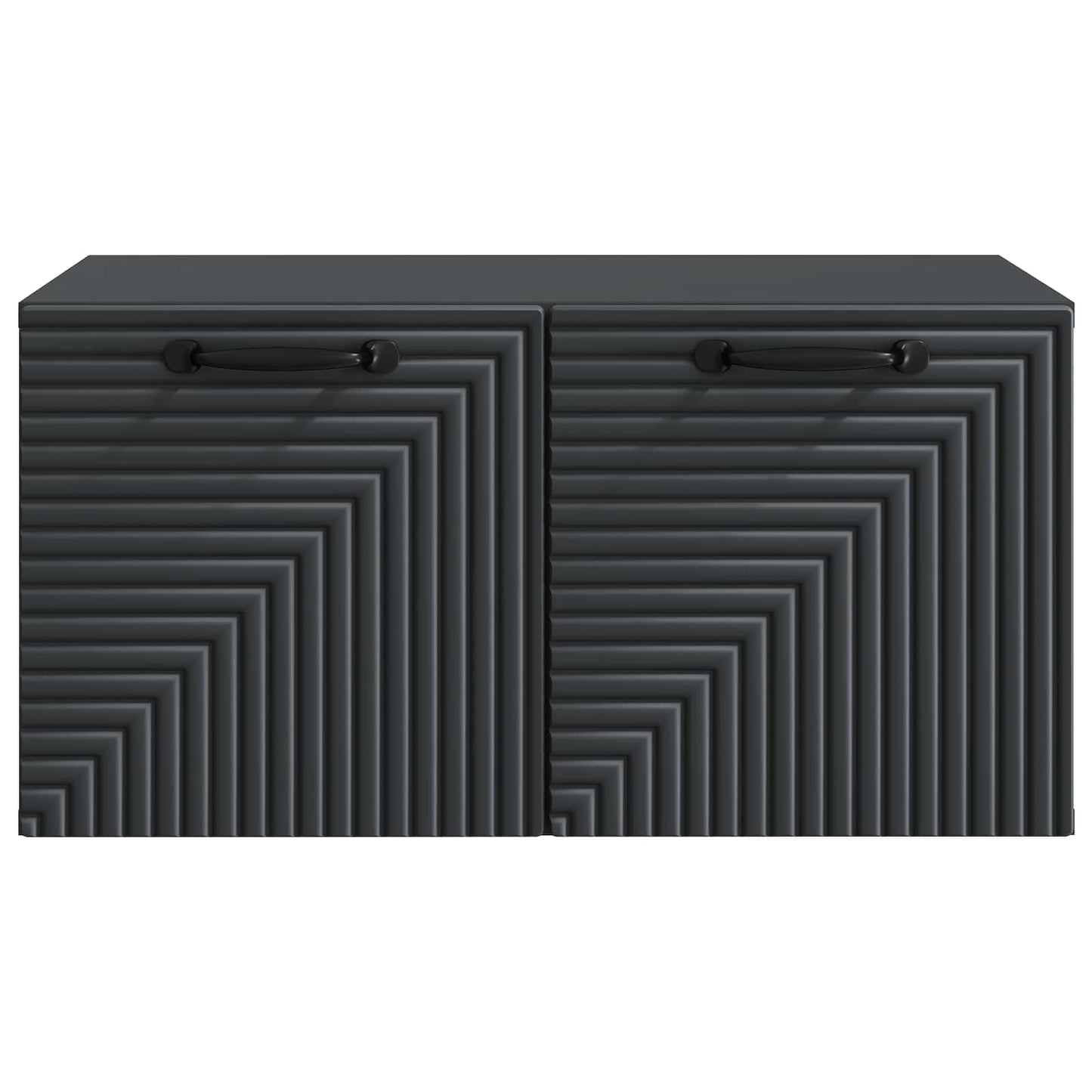Mobile Porta TV da Muro Nero 59,5 x 41 x 30 cm | homemem39