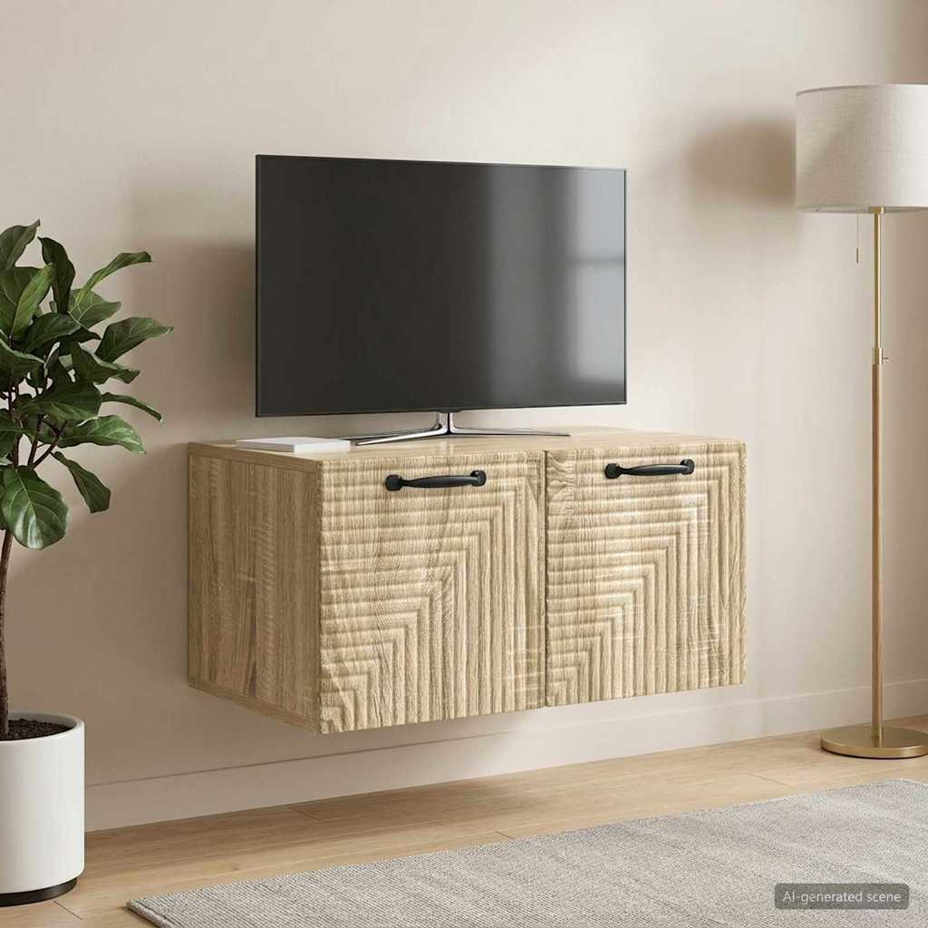 Mobile Porta TV da Muro Rovere Sonoma 59,5 x 41 x 30 cm