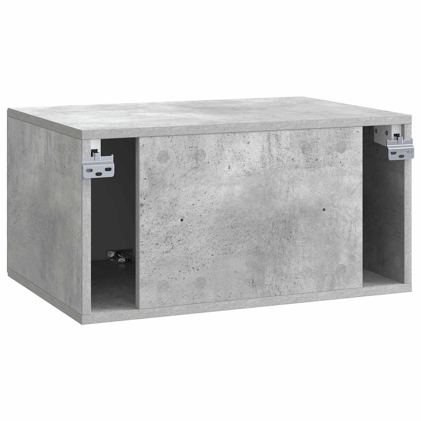 Mobile Porta TV da Muro Grigio Cemento 59,5 x 41 x 30 cm