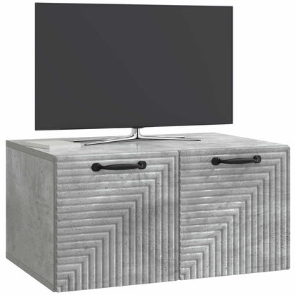 Mobile Porta TV da Muro Grigio Cemento 59,5 x 41 x 30 cm