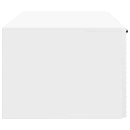 Mobile Porta TV da Muro Bianco Lucido 59,5 x 41 x 30 cm | homemem39
