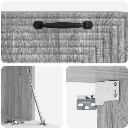 Mobile Porta TV da Muro Grigio Sonoma 59,5 x 41 x 30 cm | homemem39