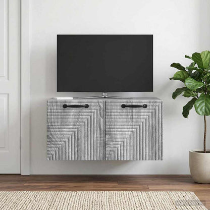 Mobile Porta TV da Muro Grigio Sonoma 59,5 x 41 x 30 cm