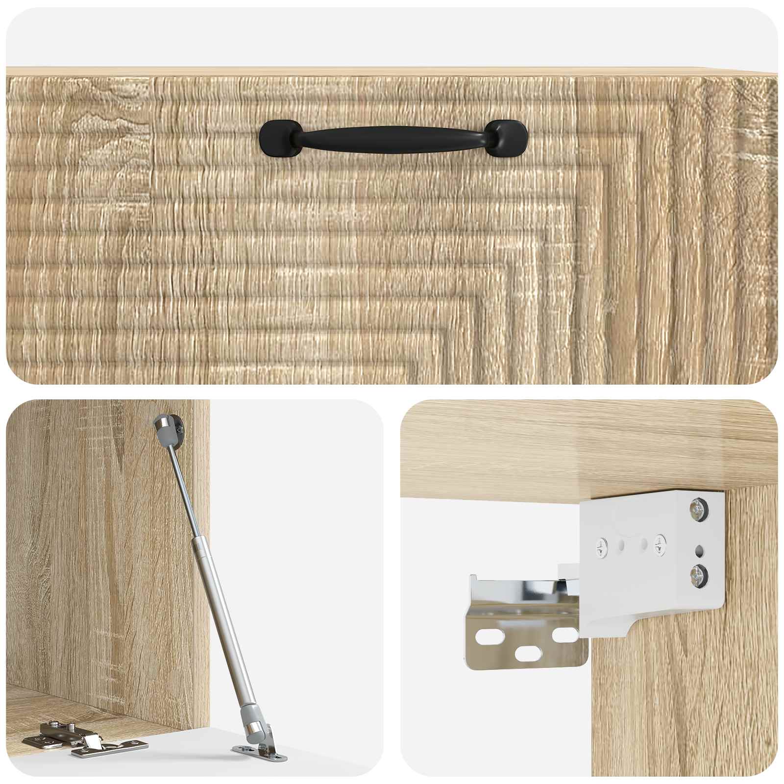 Mobile Porta TV da Muro Rovere Sonoma 78,5 x 41 x 30 cm | homemem39
