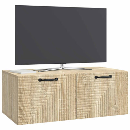 Mobile Porta TV da Muro Rovere Sonoma 78,5 x 41 x 30 cm