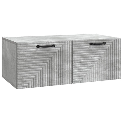 Mobile Porta TV da Muro Grigio Cemento 78,5 x 41 x 30 cm