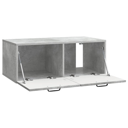 Mobile Porta TV da Muro Grigio Cemento 78,5 x 41 x 30 cm