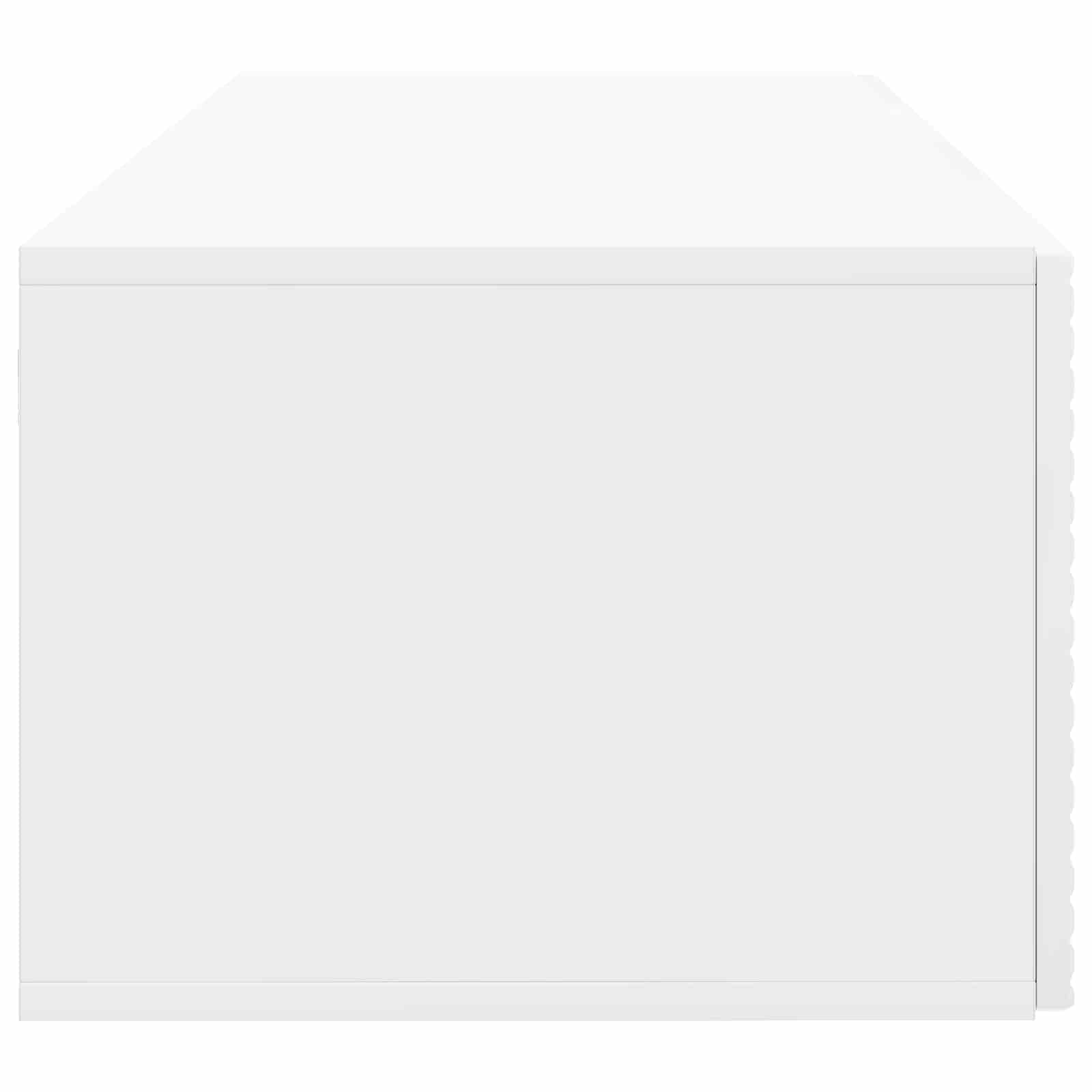 Mobile Porta TV da Muro Bianco Lucido 78,5 x 41 x 30 cm | homemem39