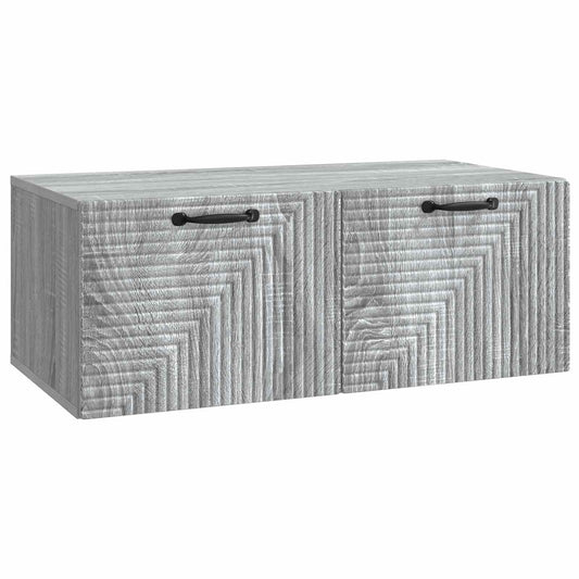 Mobile Porta TV da Muro Grigio Sonoma 78,5 x 41 x 30 cm