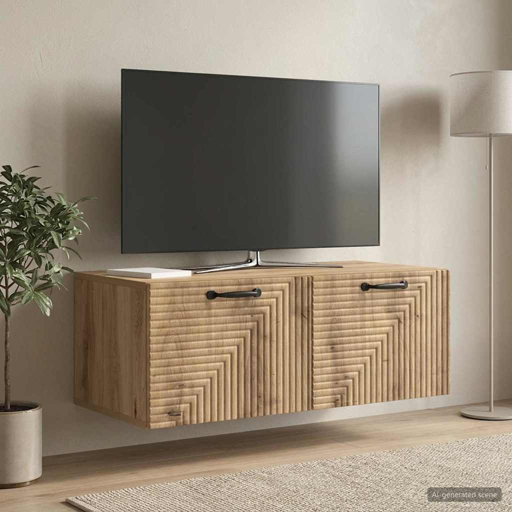 Mobile Porta TV da Muro 78,5 x 41 x 30 cm Rovere Artigianale
