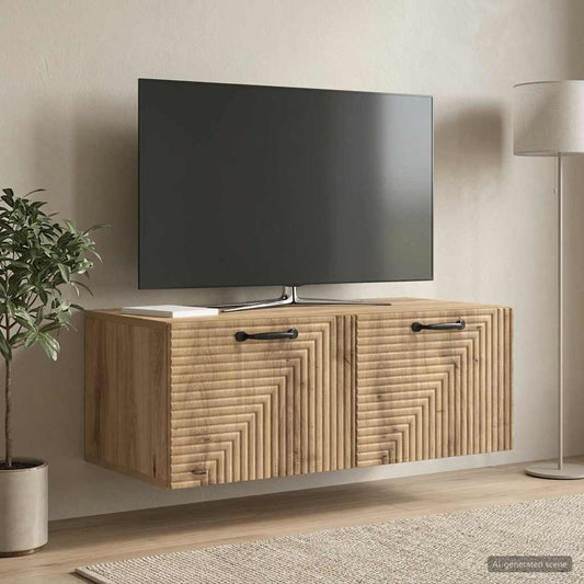 Mobile Porta TV da Muro Rovere Artigianale 78,5 x 41 x 30 cm