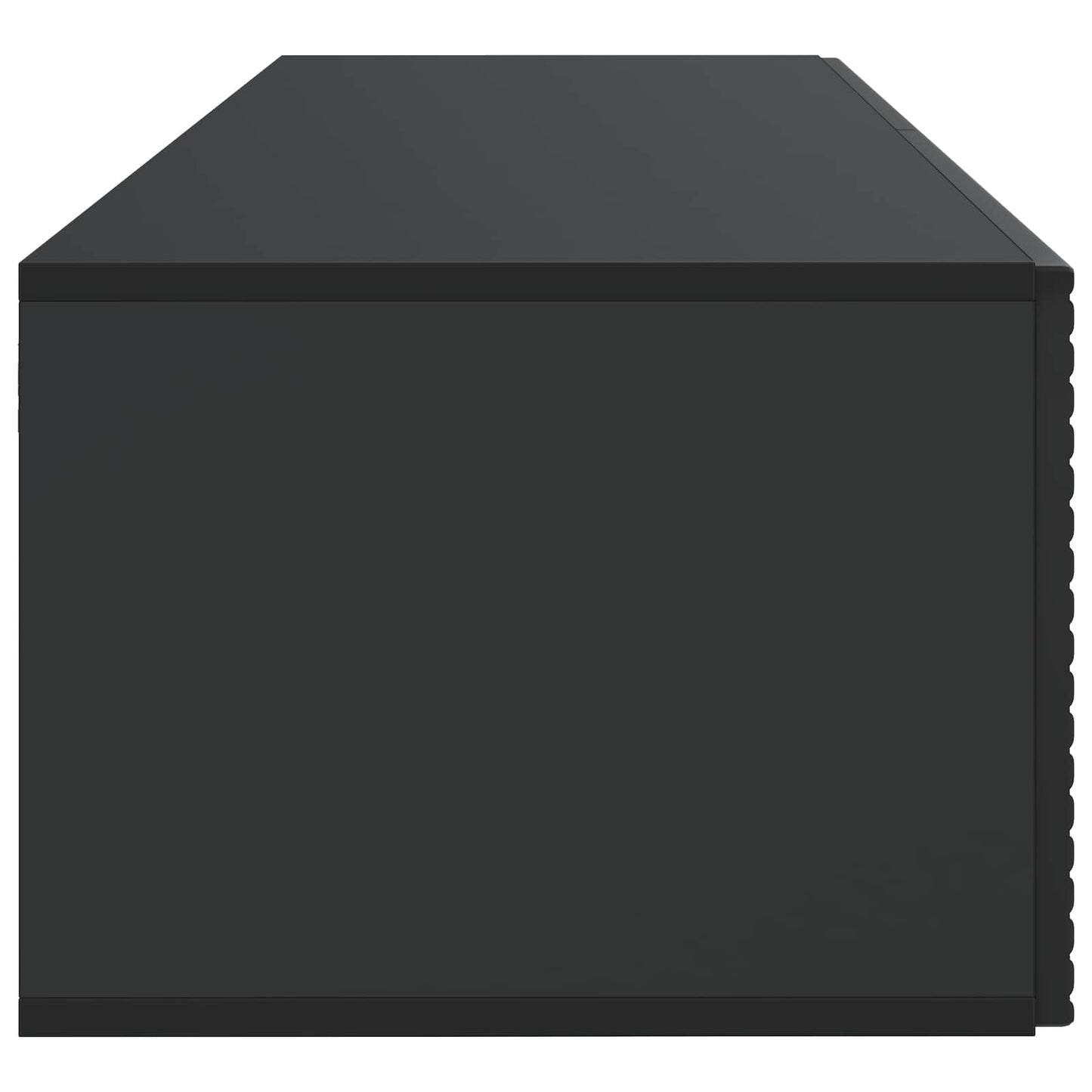 Mobile Porta TV da Muro Montaggio a parete Nero 98 x 41 x 30 cm | homemem39