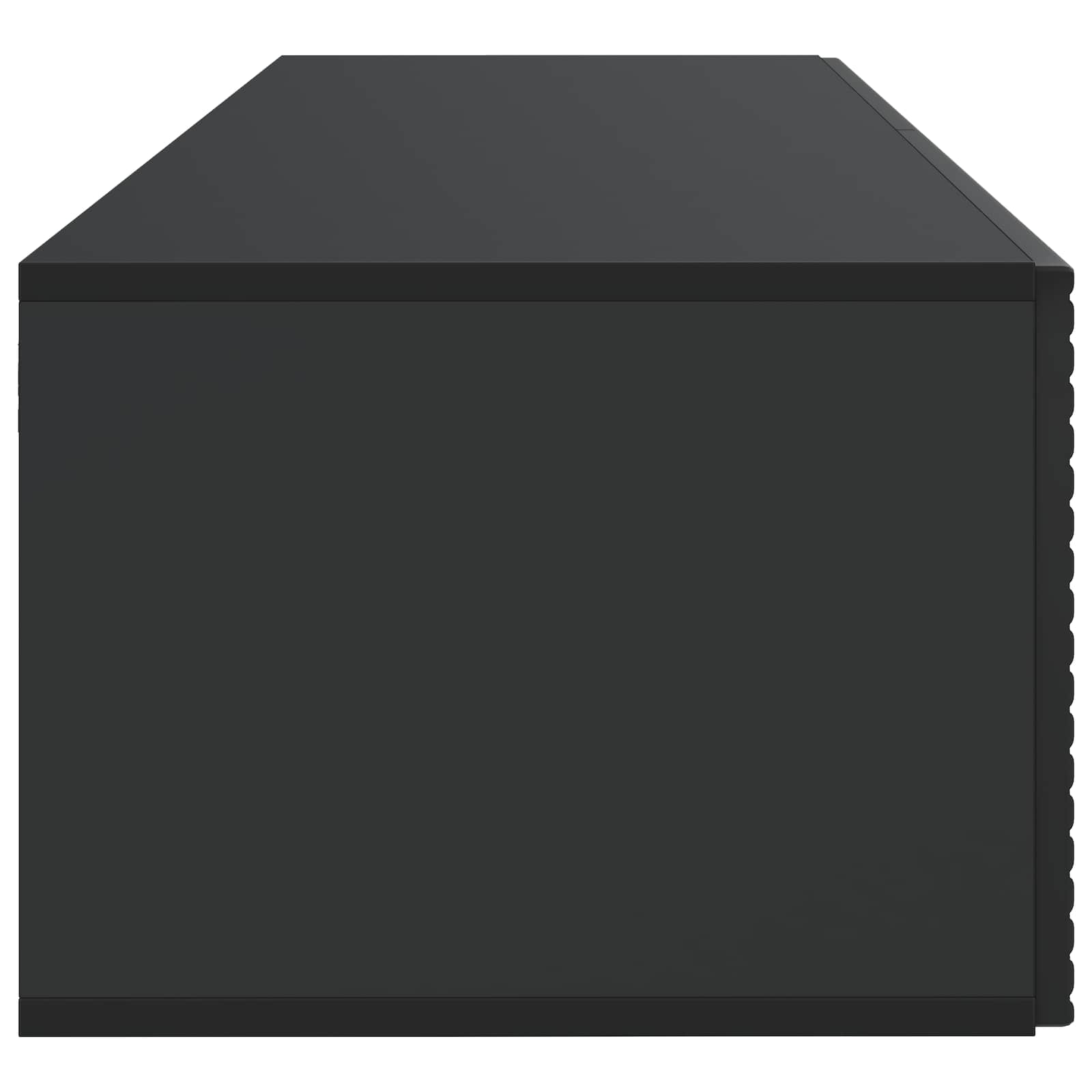 Mobile Porta TV da Muro Montaggio a parete Nero 98 x 41 x 30 cm | homemem39