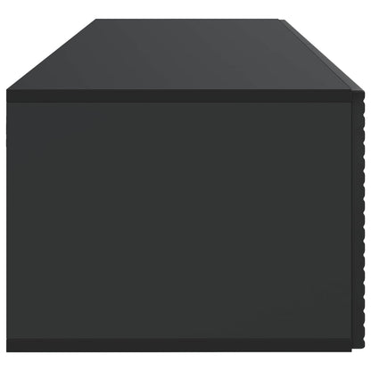 Mobile Porta TV da Muro Montaggio a parete Nero 98 x 41 x 30 cm | homemem39