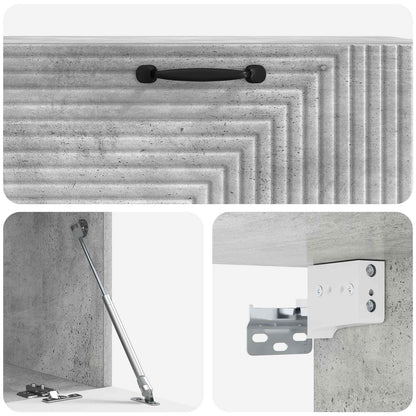 Mobile Porta TV da Muro Grigio Cemento 98 x 41 x 30 cm | homemem39