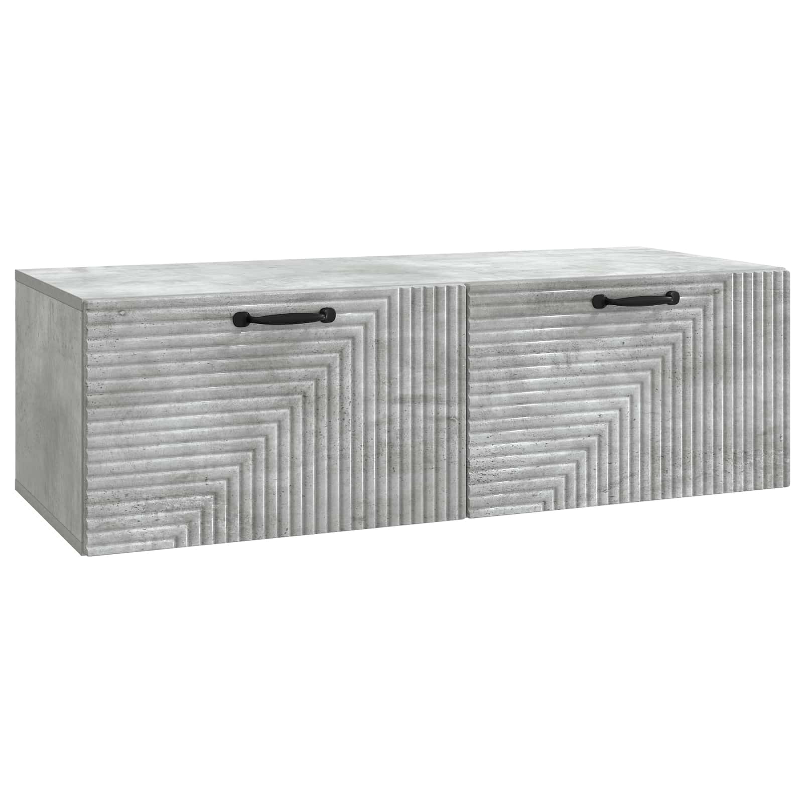 Mobile Porta TV da Muro Grigio Cemento 98 x 41 x 30 cm | homemem39