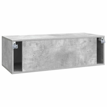 Mobile Porta TV da Muro Grigio Cemento 98 x 41 x 30 cm