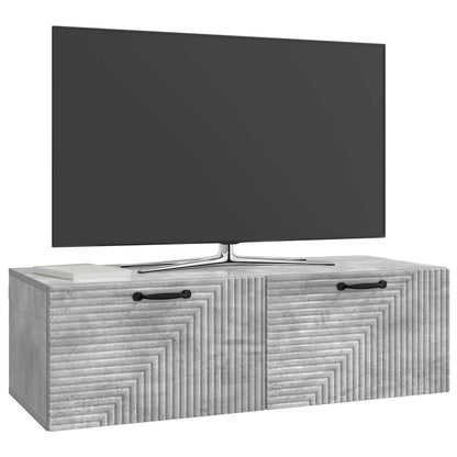 Mobile Porta TV da Muro Grigio Cemento 98 x 41 x 30 cm