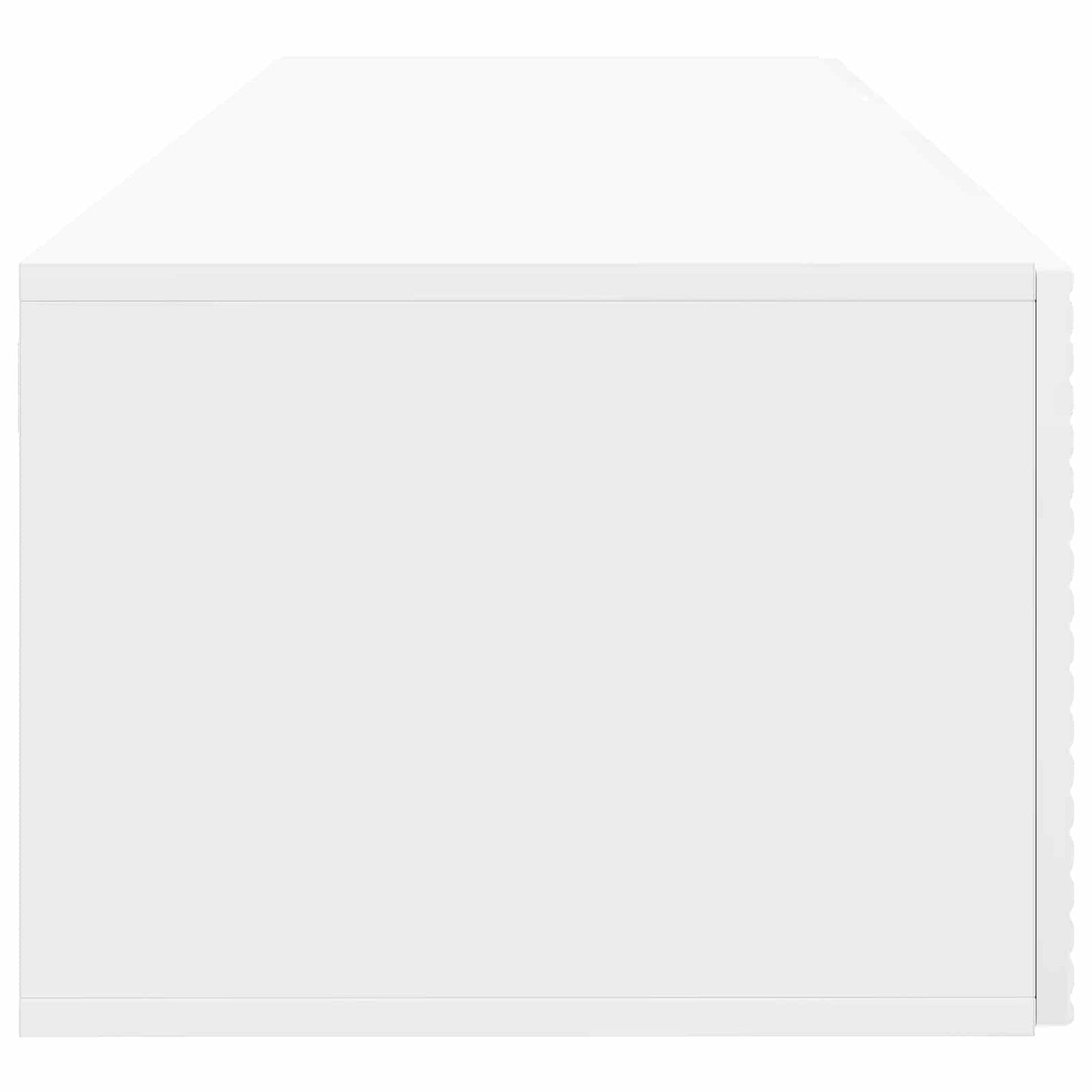 Mobile Porta TV da Muro Bianco Lucido 98 x 41 x 30 cm | homemem39