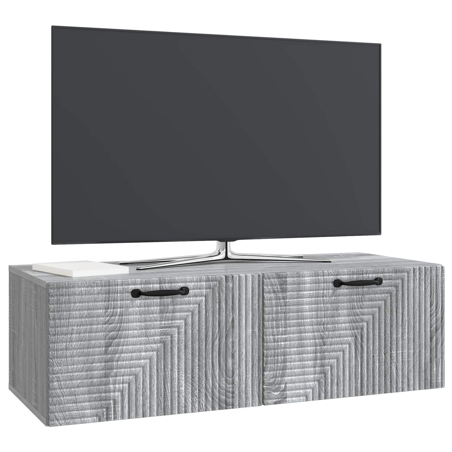 Mobile Porta TV da Muro Grigio Sonoma 98 x 41 x 30 cm