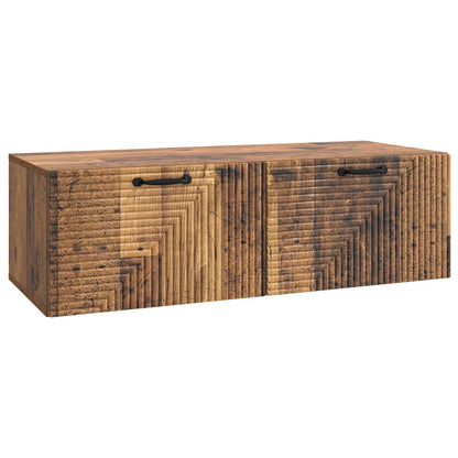 Mobile Porta TV da Muro Legno antico 98 x 41 x 30 cm