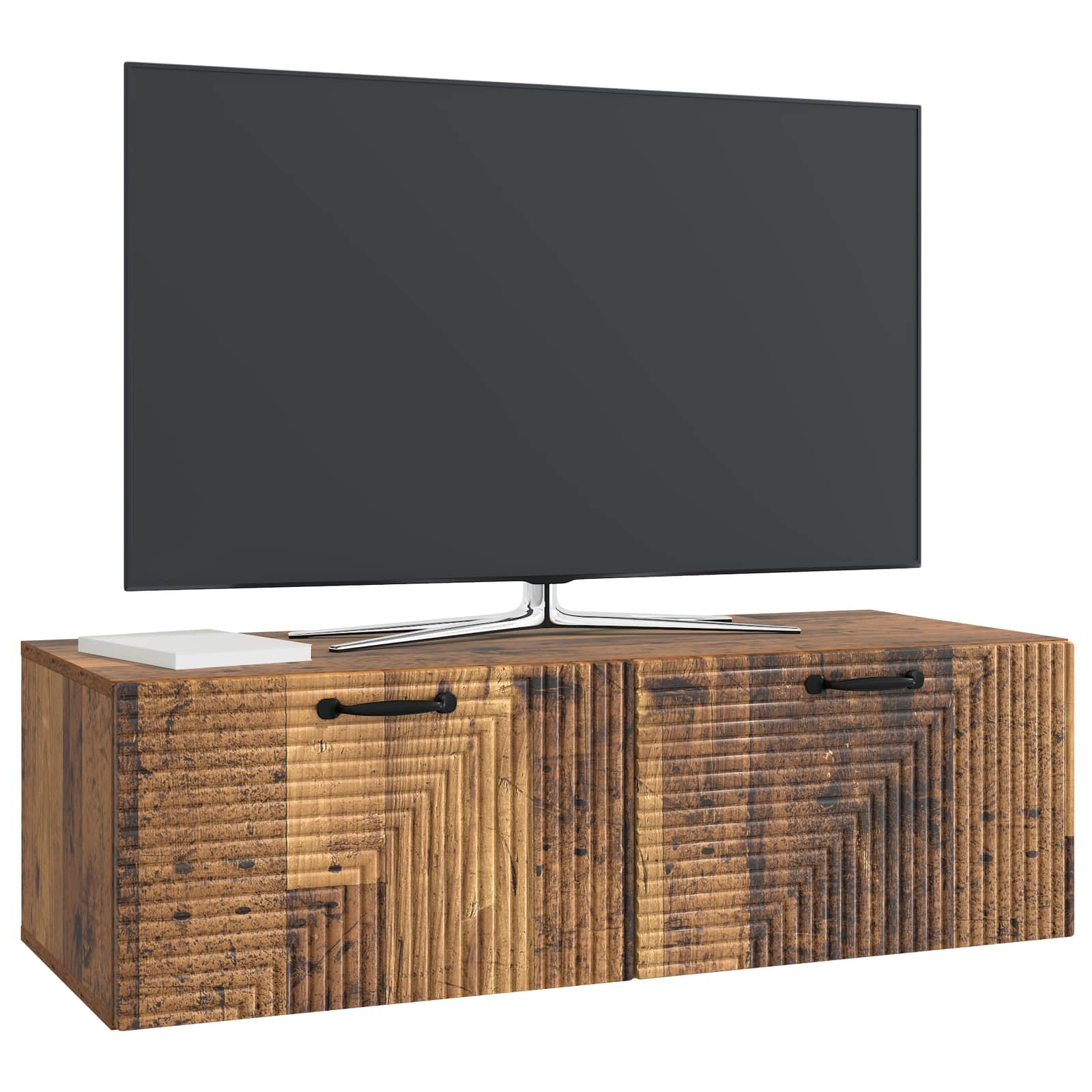 Mobile Porta TV da Muro Legno antico 98 x 41 x 30 cm | homemem39