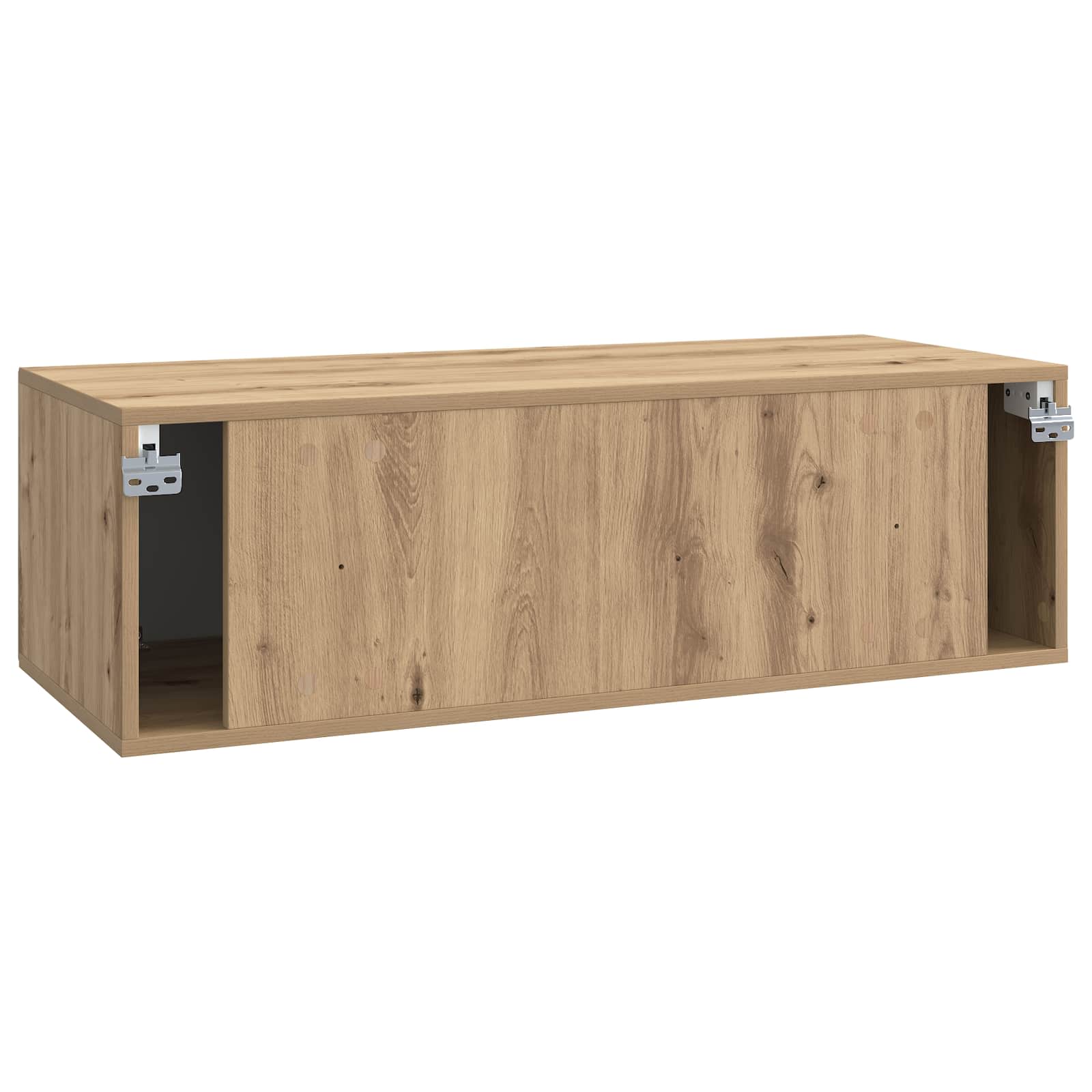 Mobile Porta TV da Muro Rovere Artigianale 98 x 41 x 30 cm | homemem39