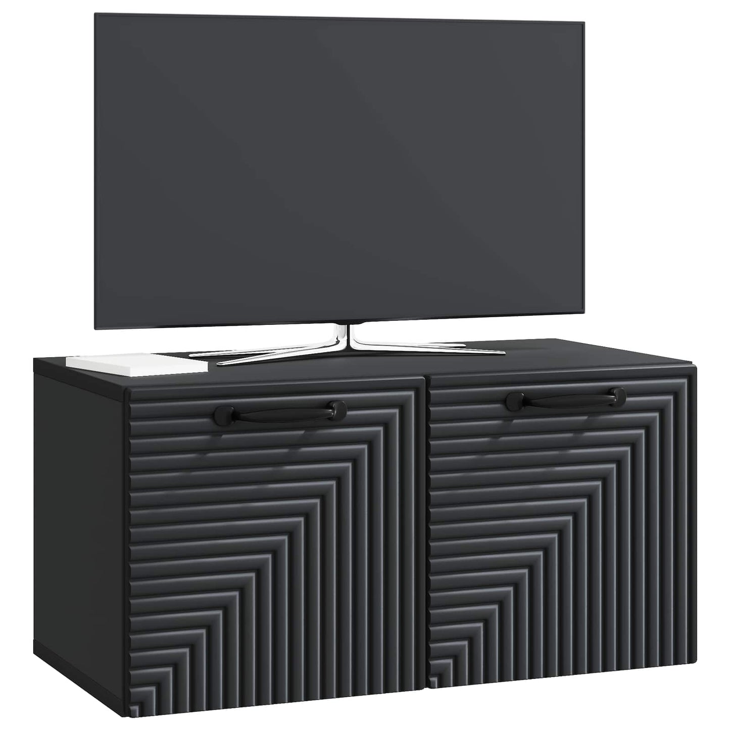 Mobile Porta TV da Muro Nero 59,5 x 31 x 30 cm