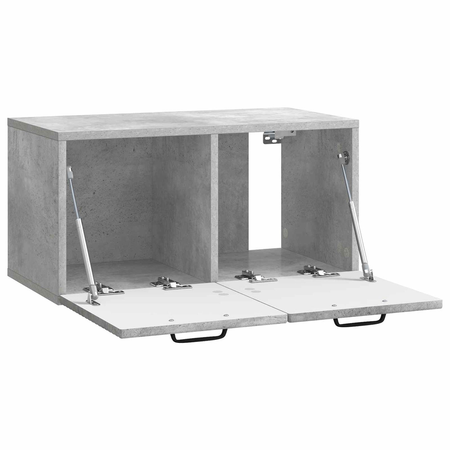 Mobile Porta TV da Muro Grigio Cemento 59,5 x 31 x 30 cm