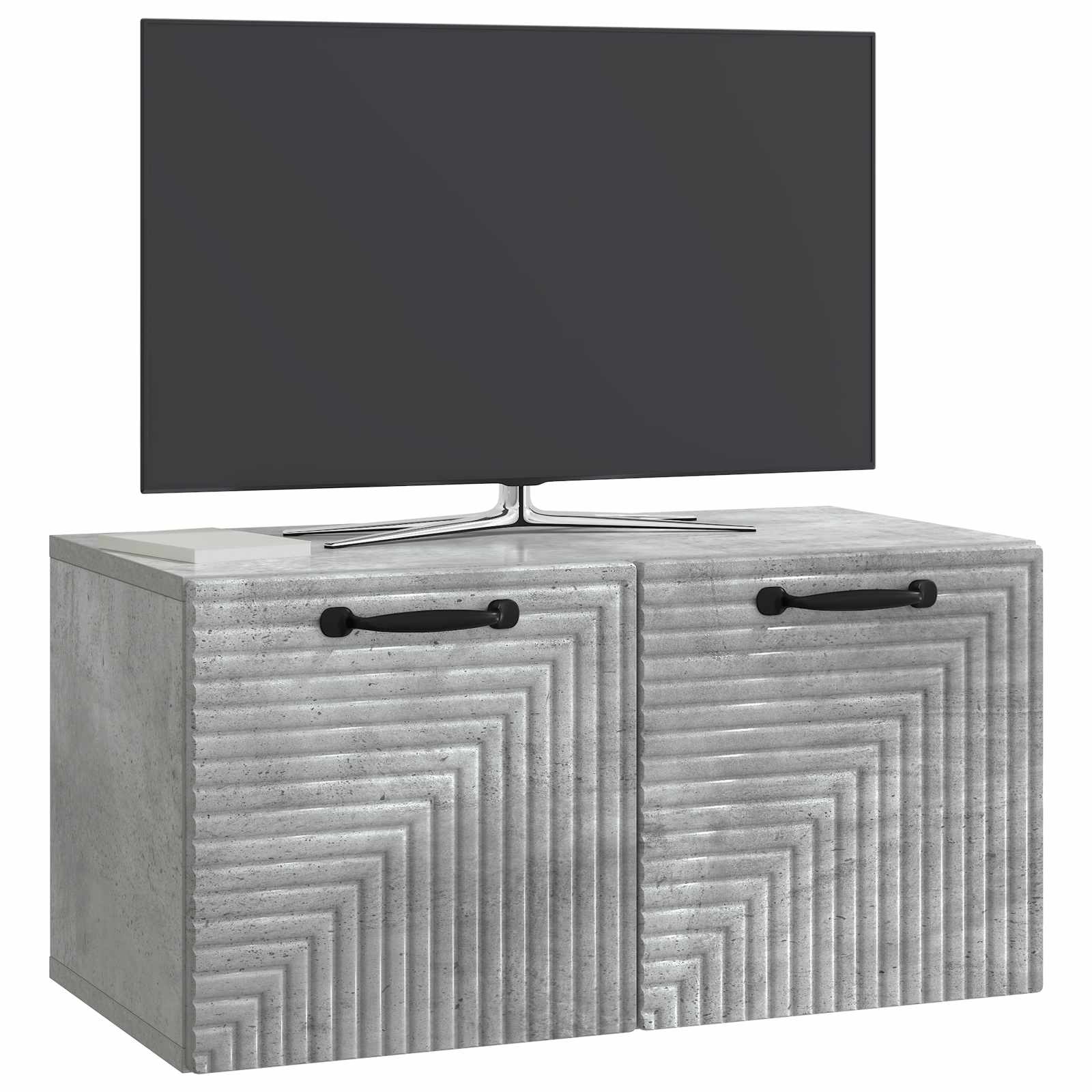 Mobile Porta TV da Muro Grigio Cemento 59,5 x 31 x 30 cm | homemem39