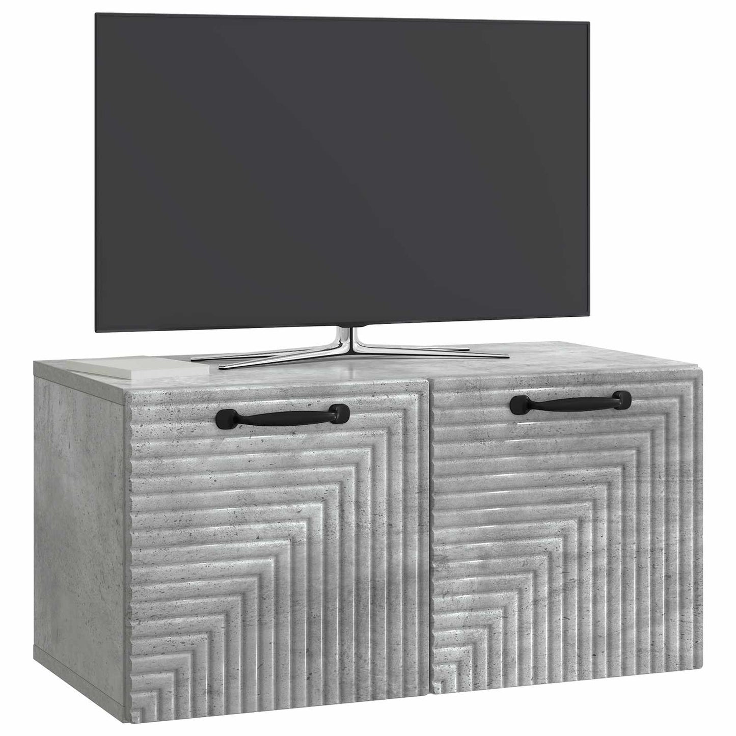 Mobile Porta TV da Muro Grigio Cemento 59,5 x 31 x 30 cm