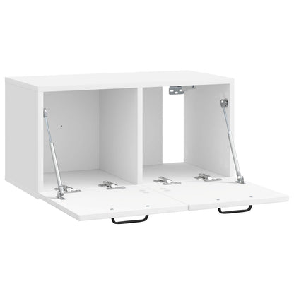Mobile Porta TV da Muro Bianco Lucido 59,5 x 31 x 30 cm | homemem39