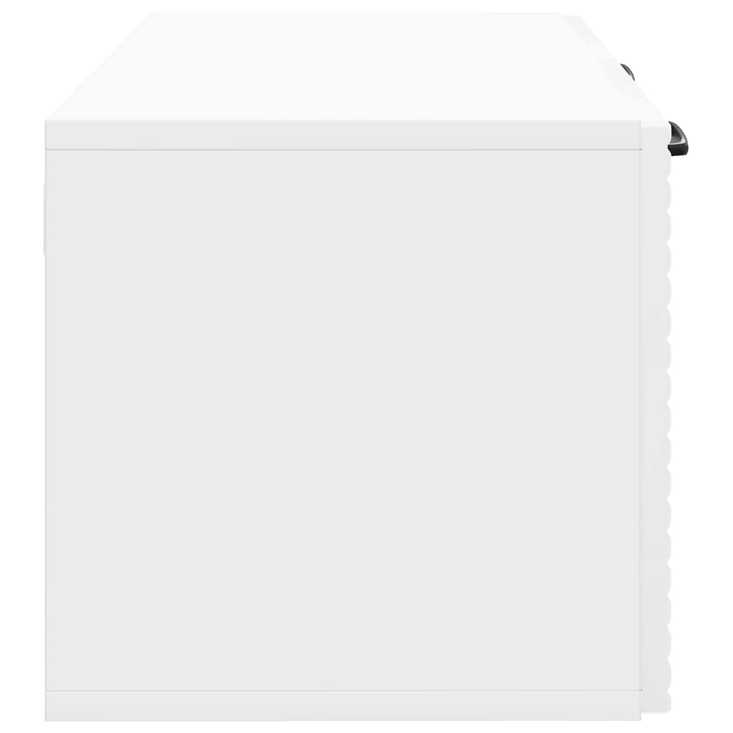 Mobile Porta TV da Muro Bianco Lucido 59,5 x 31 x 30 cm | homemem39