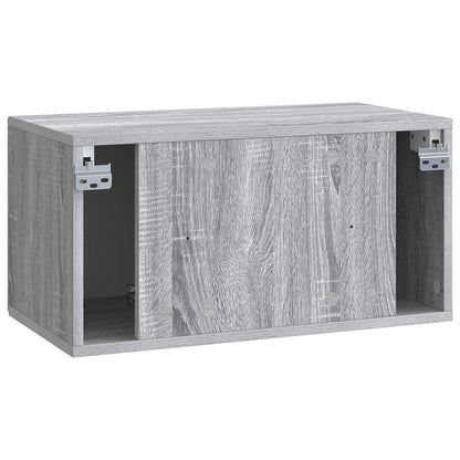 Mobile Porta TV da Muro Grigio Sonoma 59,5 x 31 x 30 cm
