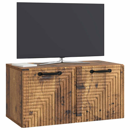 Mobile Porta TV da Muro Legno antico 59,5 x 31 x 30 cm | homemem39