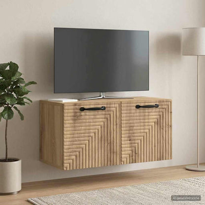 Mobile Porta TV da Muro 59,5 x 31 x 30 cm Rovere Artigianale