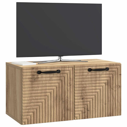 Mobile Porta TV da Muro Rovere Artigianale 59,5 x 31 x 30 cm | homemem39