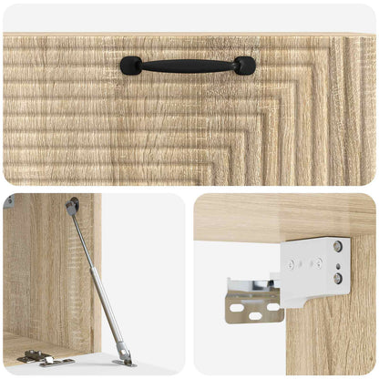 Mobile Porta TV da Muro Rovere Sonoma 78,5 x 31 x 30 cm | homemem39