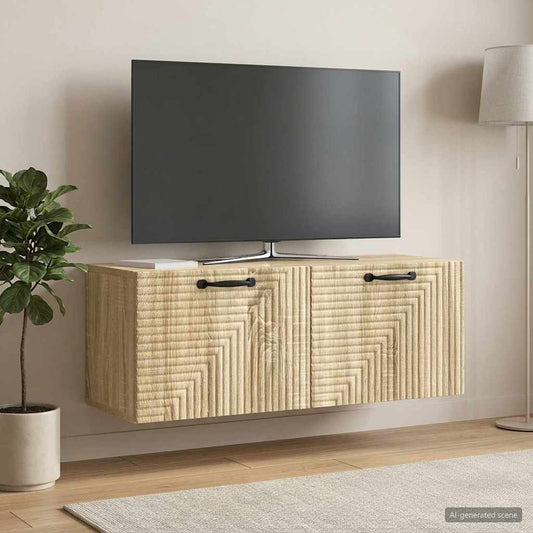 Mobile Porta TV da Muro Rovere Sonoma 78,5 x 31 x 30 cm