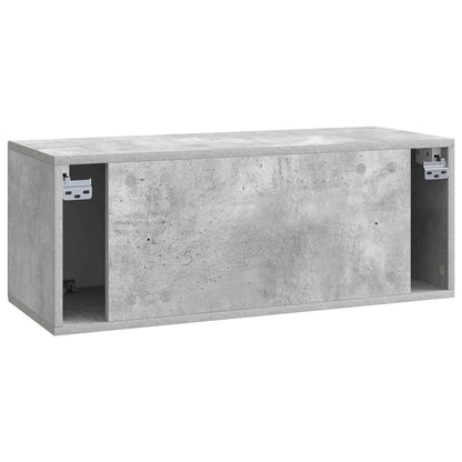 Mobile Porta TV da Muro Grigio Cemento 78,5 x 31 x 30 cm