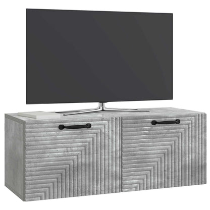 Mobile Porta TV da Muro Grigio Cemento 78,5 x 31 x 30 cm