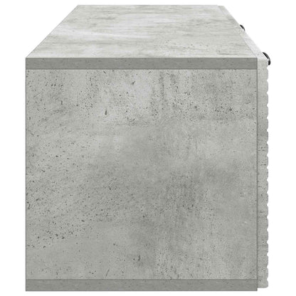 Mobile Porta TV da Muro Grigio Cemento 78,5 x 31 x 30 cm