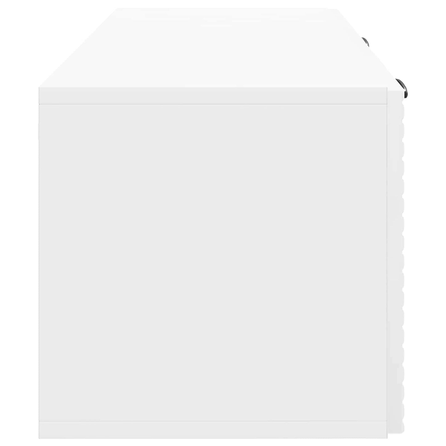 Mobile Porta TV da Muro Bianco Lucido 78,5 x 31 x 30 cm | homemem39