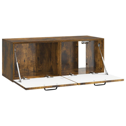 Mobile Porta TV da Muro Rovere Fumo 78,5 x 31 x 30 cm